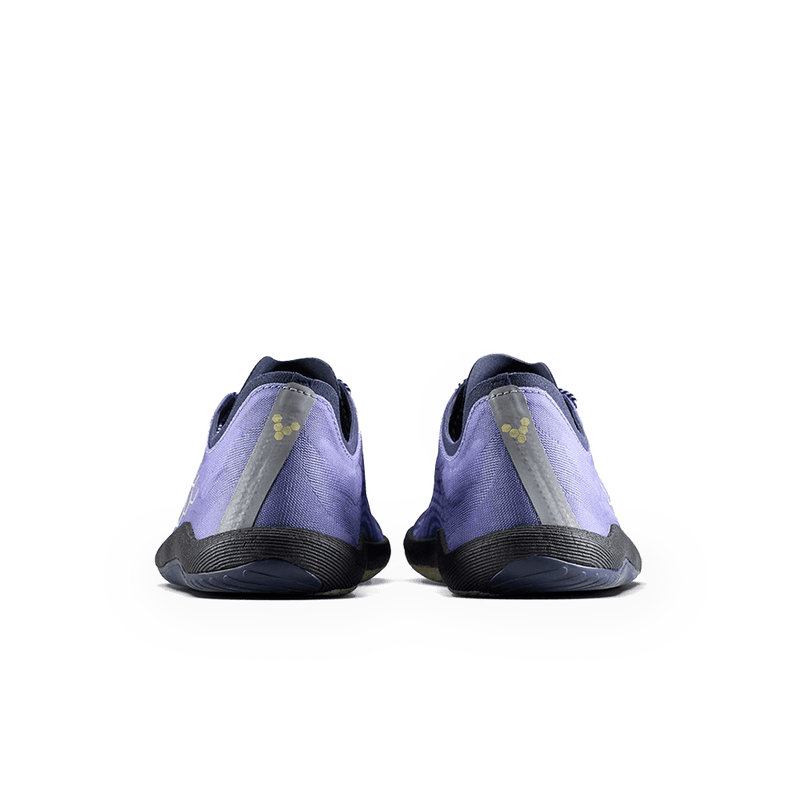 Load image into Gallery viewer, Vivobarefoot Primus Flow Womens Sweet Lavender rear view of shoes showing sleek design and flexible structure.
