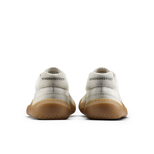 Vivobarefoot Gobi II Sneaker Premium Canvas Womens Natural White-4