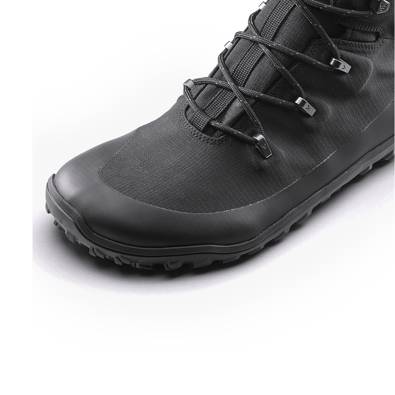 Load image into Gallery viewer, Vivobarefoot Tracker Textile AT II Women's Barefoot Hiking Boot – Obsidian
