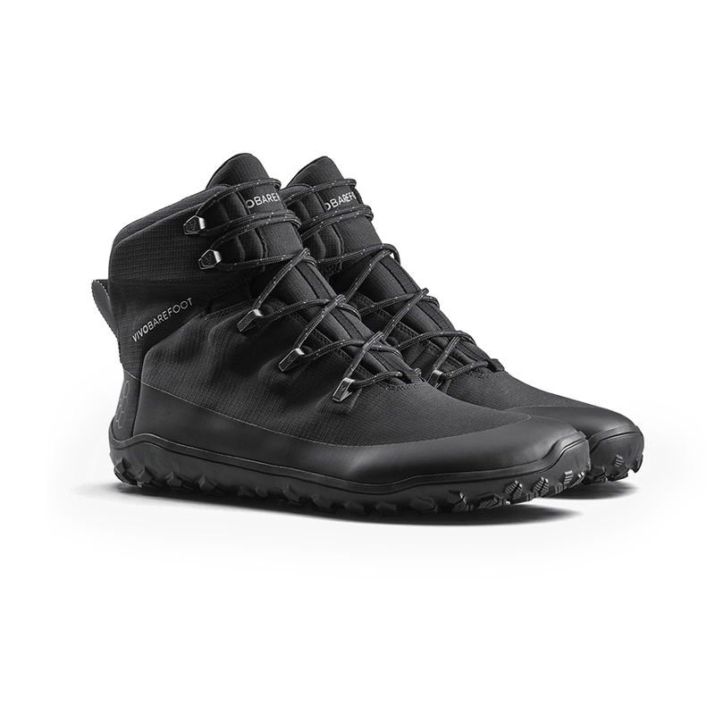 Load image into Gallery viewer, Vivobarefoot Tracker Textile AT II Women's Barefoot Hiking Boot – Obsidian
