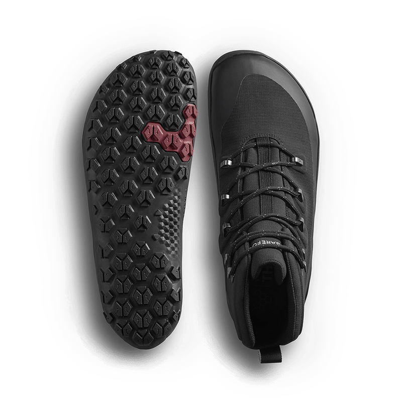Load image into Gallery viewer, Vivobarefoot Tracker Textile AT II Women's Barefoot Hiking Boot – Obsidian
