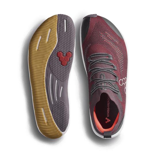 Vivobarefoot Primus Flow Knit Womens Chocolate Truffle-1