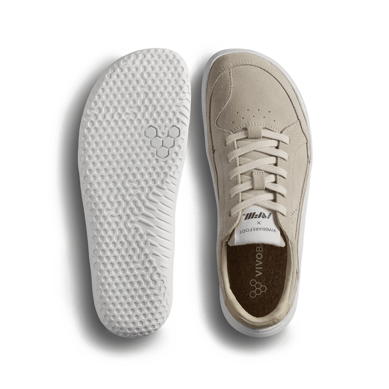 Load image into Gallery viewer, Vivobarefoot Gobi II Sneaker Leather Womens Sand/ Fig-1

