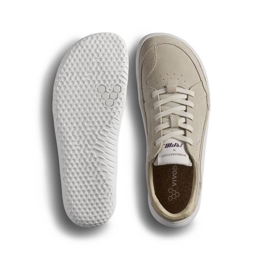 Vivobarefoot Gobi II Sneaker Leather Womens Sand/ Fig-1