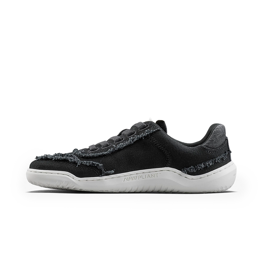 Vivobarefoot Gobi Sneaker Canvas Womens Obsidian-2