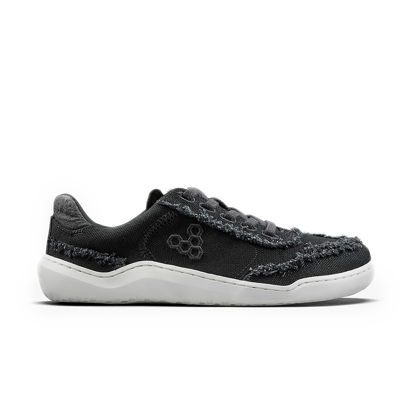 Load image into Gallery viewer, Vivobarefoot Gobi Sneaker Canvas Womens Obsidian-0
