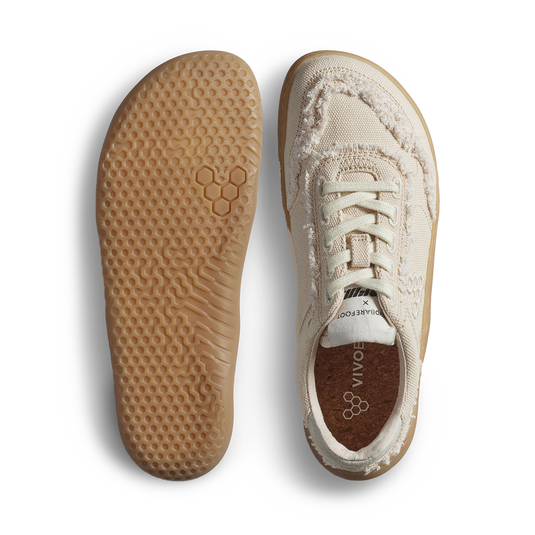 Vivobarefoot Gobi Sneaker Canvas Womens Rose-1