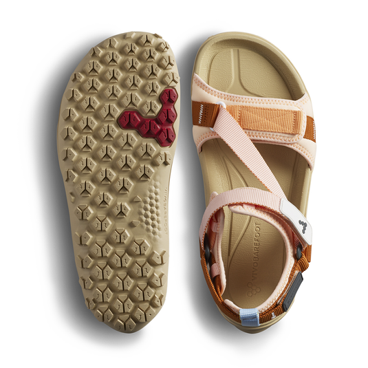 Vivobarefoot Tracker Ora Sandal Womens Coral-1