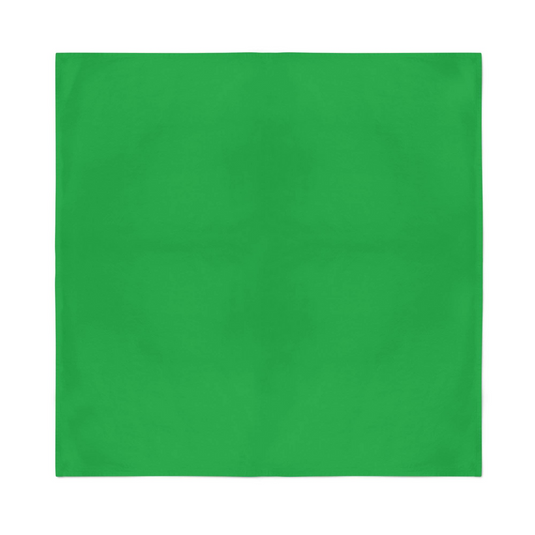 20x Plain Bandana 100% COTTON Head Wrap Durag Bandanna Scarf Mask BULK - Green-2