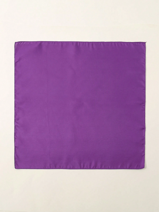 20x Plain Bandana 100% COTTON Head Wrap Durag Bandanna Scarf Mask BULK - Purple-2