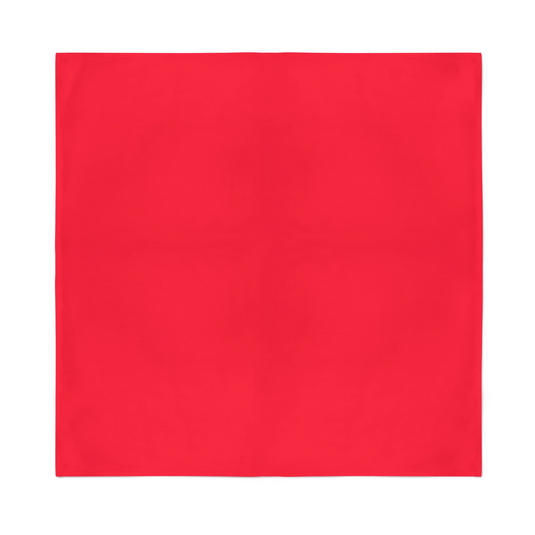 20x Plain Bandana 100% COTTON Head Wrap Durag Bandanna Scarf Mask BULK - Red-2
