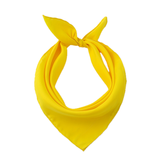 20x Plain Bandana 100% COTTON Head Wrap Durag Bandanna Scarf Mask BULK - Yellow-1