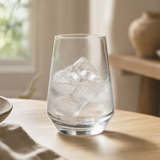 Crown Summit Tumbler Glass 400ml Clear Highball Water Juice Cocktail Glassware-2