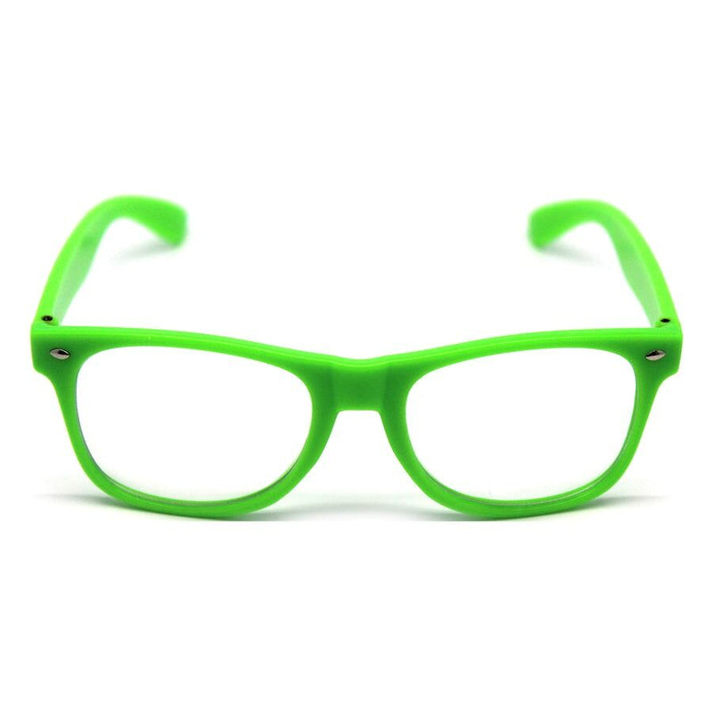 Load image into Gallery viewer, Green and Yellow Party Glasses with Clear Lenses – Fun 80s Australia Day or Costume Glasses (Set of 2)-3

