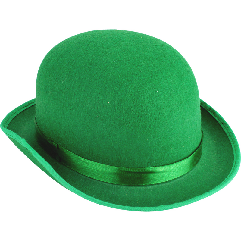 Load image into Gallery viewer, 6x BOWLER HAT Party Vintage Costume Derby Felt Dance Halloween Bulk in Green-2
