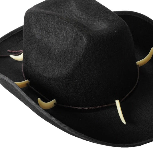 6x Crocodile Dundee-Style Black Cowboy Hat – Outback & Western Themes-3