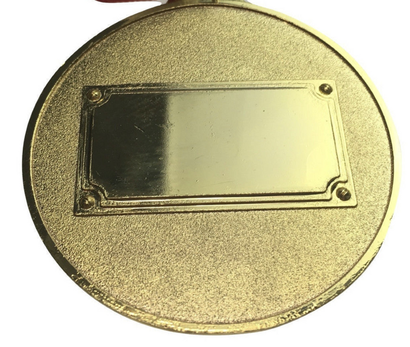 Load image into Gallery viewer, METAL WINNER GOLD MEDAL 1st Party Favours Sports Day 40cm Ribbon - Green/Gold-3
