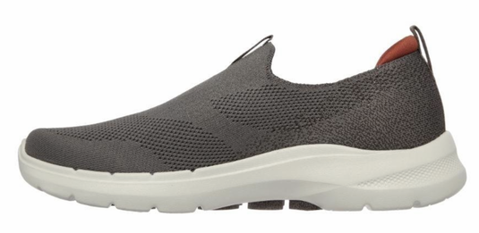 Skechers Mens Gowalk 6 Shoes Sneakers Athletic Runners Machine Washable - Taupe-3