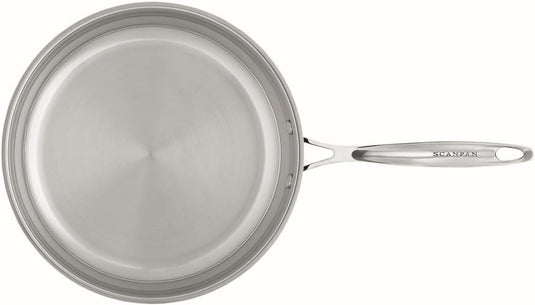 Scanpan Pyrolux Combo Frying Fry Pan and Lid Set - Stainless Steel - Silver (11")-2