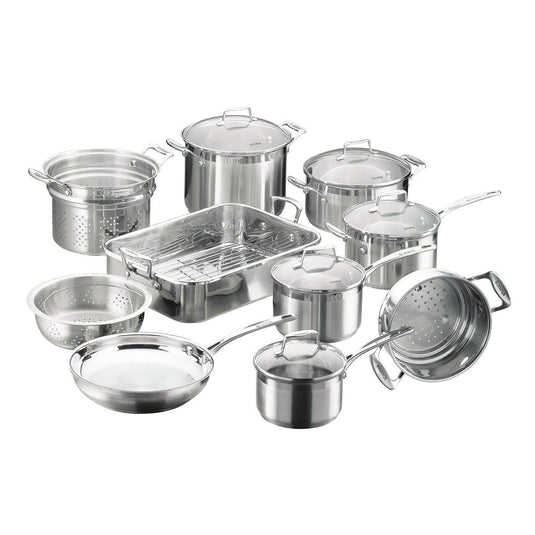 Scanpan Impact 10-Piece Stainless Cookware Pots, Pans & more Set-1