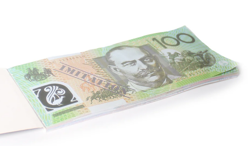 Load image into Gallery viewer, 100 Dollar Australian Souvenir Note Pad Fake AUD Money - 1 Pack of 50 Sheets-3

