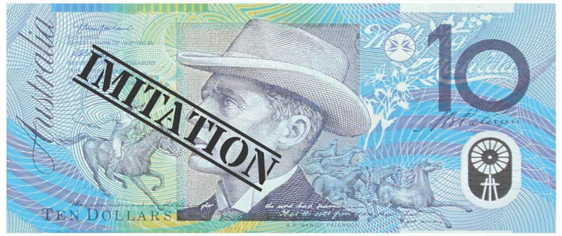 Load image into Gallery viewer, 10 Dollar Australian Souvenir Note Pad Fake AUD Money - 1 Pack of 50 Sheets-0

