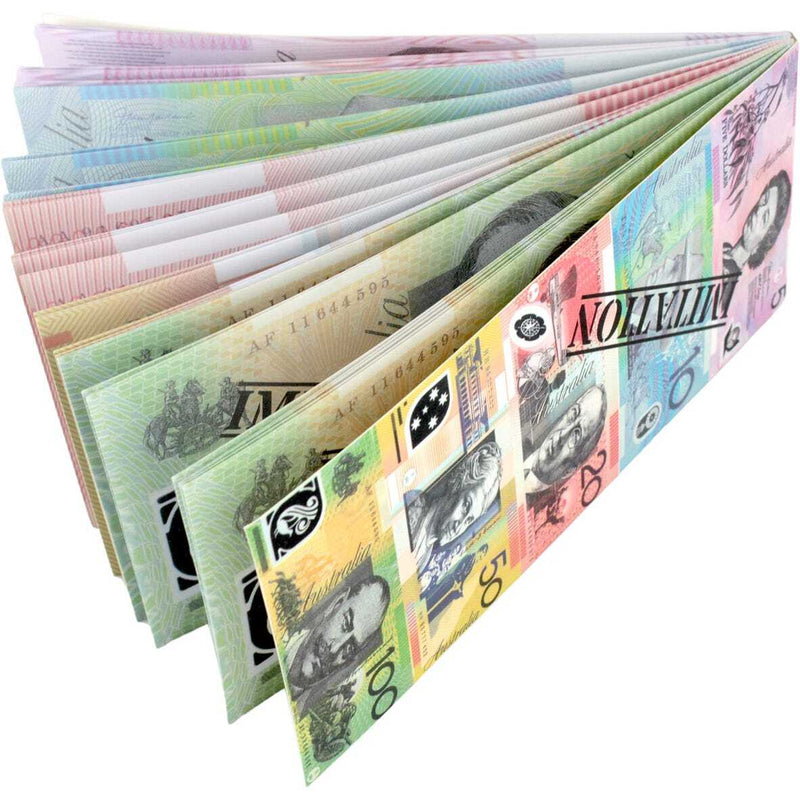Load image into Gallery viewer, Assorted Dollar Australian Souvenir Note Pad Fake AUD Money - 1 Pack of 50 Sheets-1
