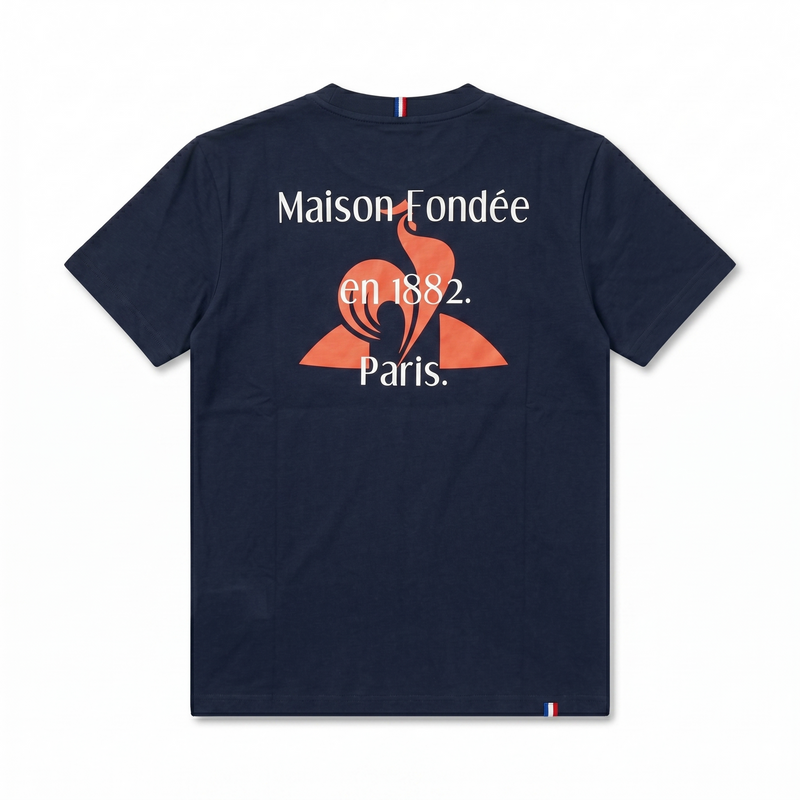 Load image into Gallery viewer, Le Coq Sportif Mens Voile Tee Top T Shirt - Dress Blues-3
