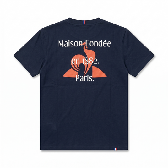 Le Coq Sportif Mens Voile Tee Top T Shirt - Dress Blues-3