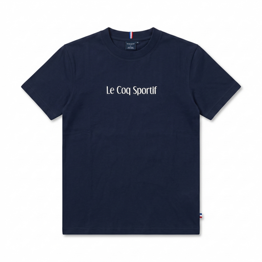 Le Coq Sportif Mens Voile Tee Top T Shirt - Dress Blues-0