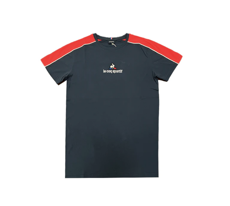 Load image into Gallery viewer, Le Coq Sportif Mens Basile Tee Top T Shirt - Dress Blues-1
