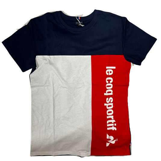 Le Coq Sportif Mens Marceau Tee Top T Shirt - Dress Blues-3