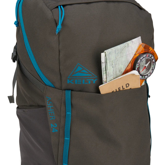 Kelty Asher 24L Backpack Bag in Beluga/Stormy Blue-4