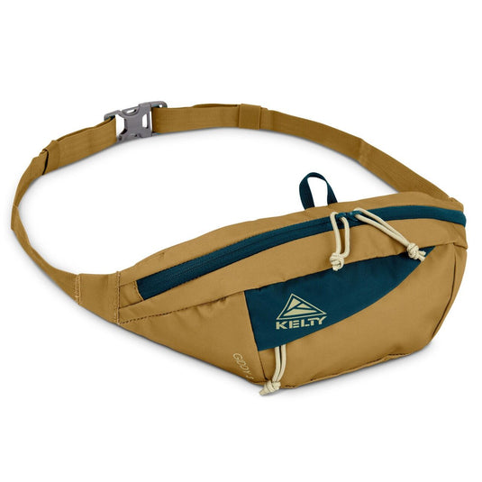 KELTY Giddy 3 Slingbag 3L Crossbody Hip Pack Bag - Dull Gold/Reflecting Pond-1