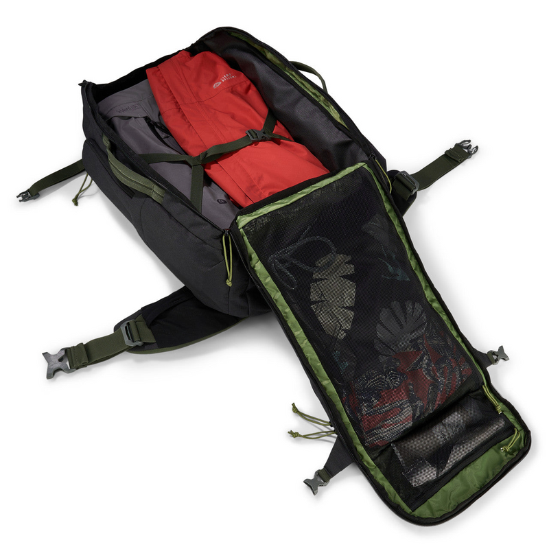 Load image into Gallery viewer, Kelty Redwing Traveler 50 Travel Outdoor Backpack Bag in Black-4
