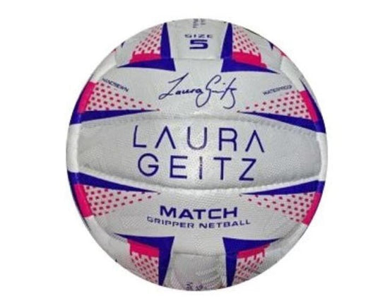 Laura Geitz Match Gripper Netball Hand Sewn Waterproof Official Size 4-4