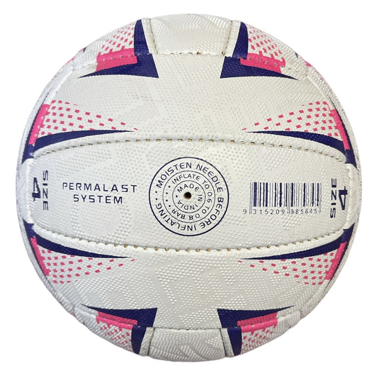Laura Geitz Match Gripper Netball Hand Sewn Waterproof Official Size 4-3