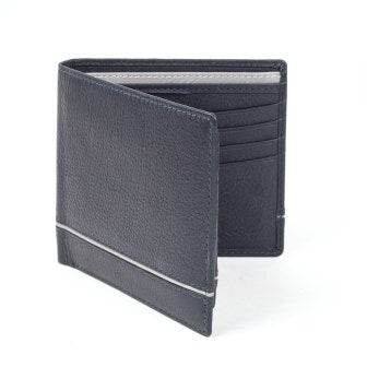 Dents RFID Smooth Nappa Leather Billfold Wallet w/ Removable Pass Holder - Black-2