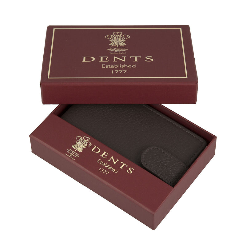 Load image into Gallery viewer, Dents Men's Pebble Grain Leather Card Holder with RFID Blocking and Tab-3
