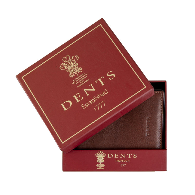 Load image into Gallery viewer, Dents RFID Two-Colour Pebble Grain Leather Business Card Holder - Tan-3
