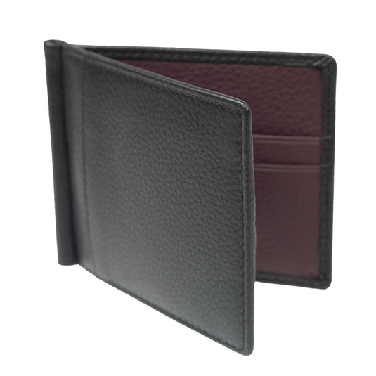 Dents Men's Pebble Grain Leather Bifold Wallet with Money Clip and RFID Blocking-2