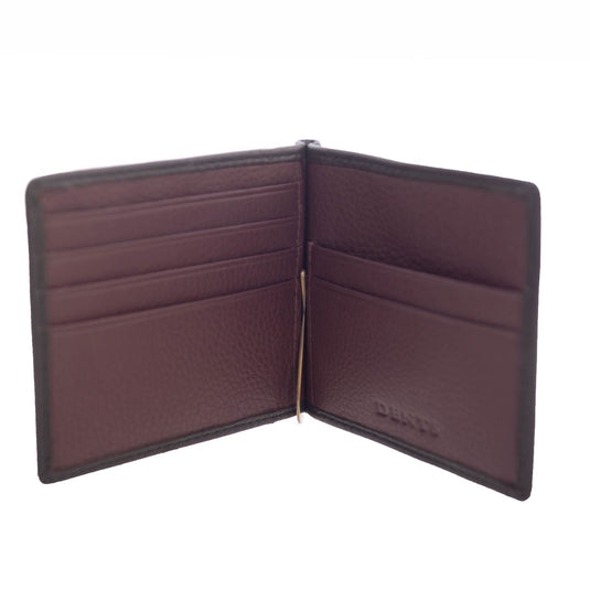 Dents Men's Pebble Grain Leather Bifold Wallet with Money Clip and RFID Blocking-3