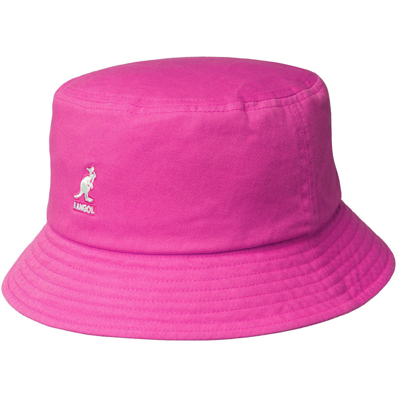 Load image into Gallery viewer, Kangol Washed Bucket Hat Sun Fishing Camping Summer Beach - Electric Pink
