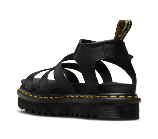 Dr. Martens Womens Blaire Hydro Leather Sandals - Black-4