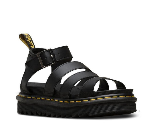 Dr. Martens Womens Blaire Hydro Leather Sandals - Black-1