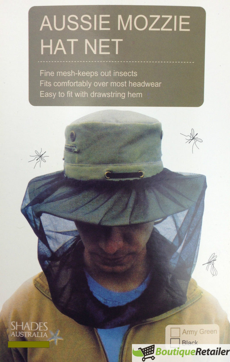 Load image into Gallery viewer, Mosquito Hat Net Head Protector Bee Bug Mesh Insect Mozzie Fishing Fly - Black-0
