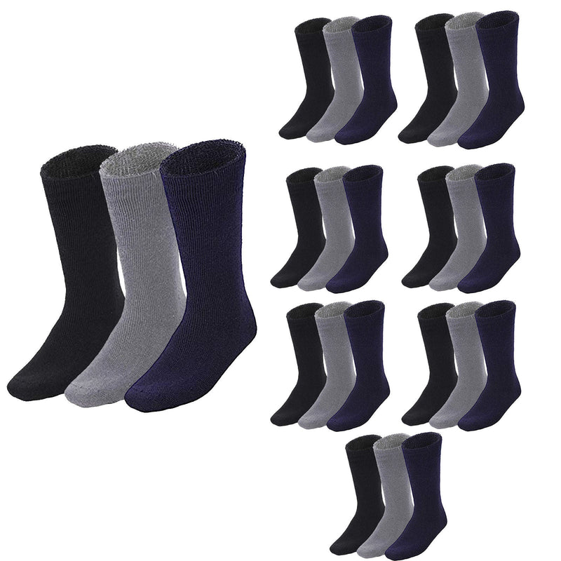 Load image into Gallery viewer, 24 Pairs BAMBOO SOCKS Mens Heavy Duty Premium Thick Work Socks Cushion BULK-2
