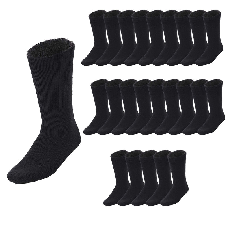 Load image into Gallery viewer, 24 Pairs BAMBOO SOCKS Mens Heavy Duty Premium Thick Work Socks Cushion BULK-5
