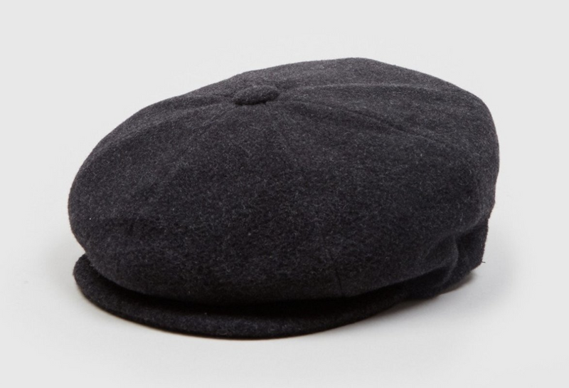 Load image into Gallery viewer, Bailey Mens Galvin Ivy Newsboy Flat Cap Hat - Grey Wool-0
