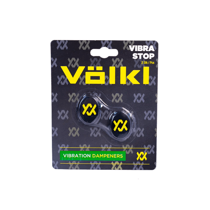 Load image into Gallery viewer, 2x Volkl Vibra Stop Tennis Racquet Vibration Dampeners in Black/Yellow-1
